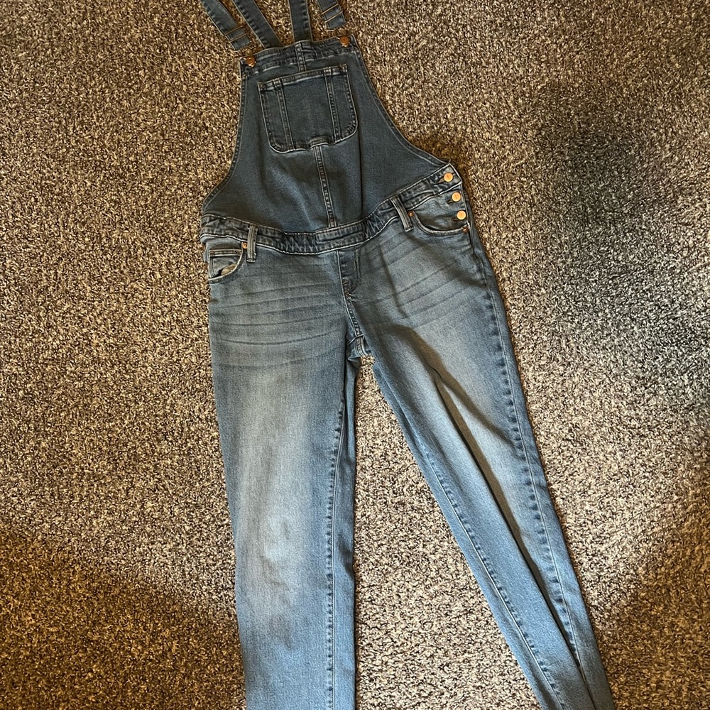 Isabel Maternity by Ingrid & Isabel Blue Denim Overalls